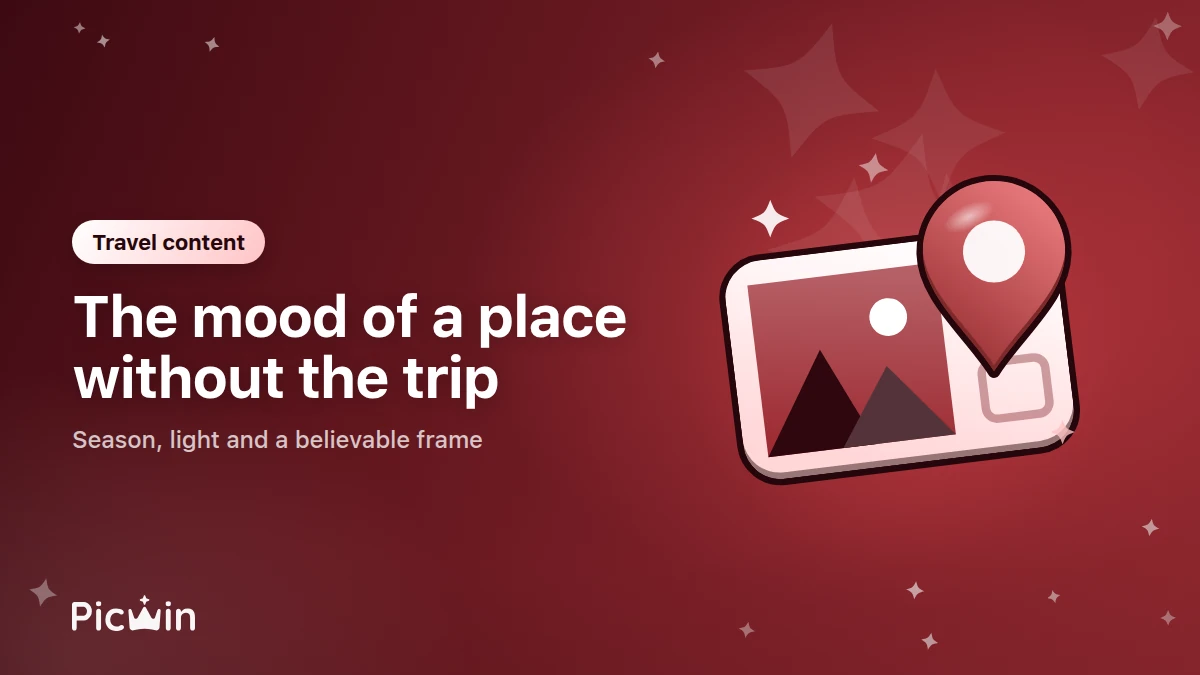 Travel content with atmospheric visuals, without the trip