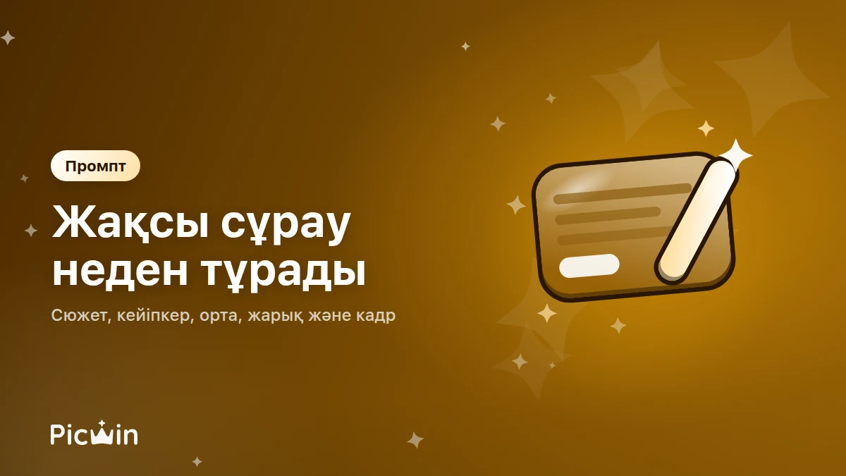 Промпт анатомиясы және нейрожеліге жақсы сұрау құрау