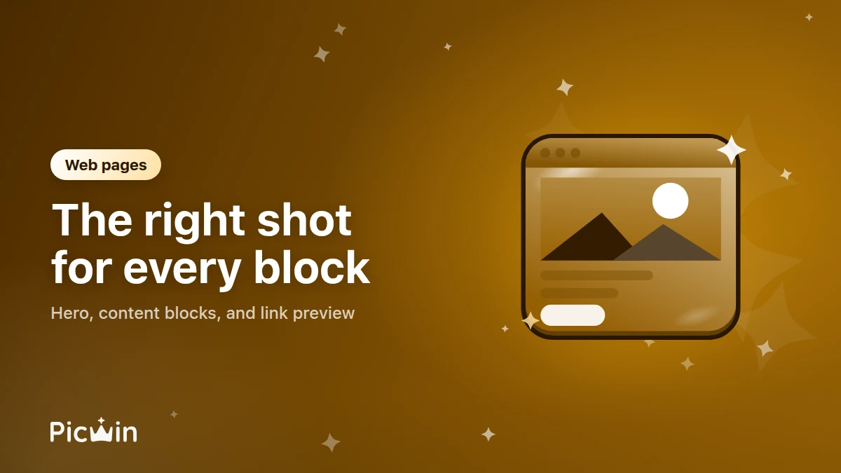 Images for websites and landing pages: what works where