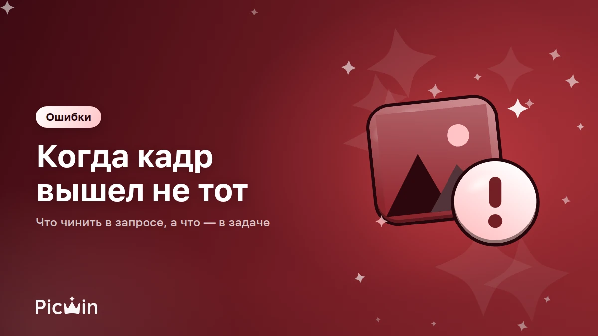 Частые ошибки генерации и как их чинить