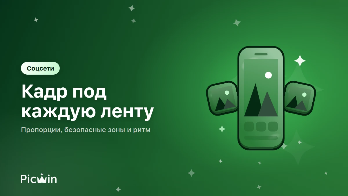Изображения для соцсетей: форматы, пропорции, ритм