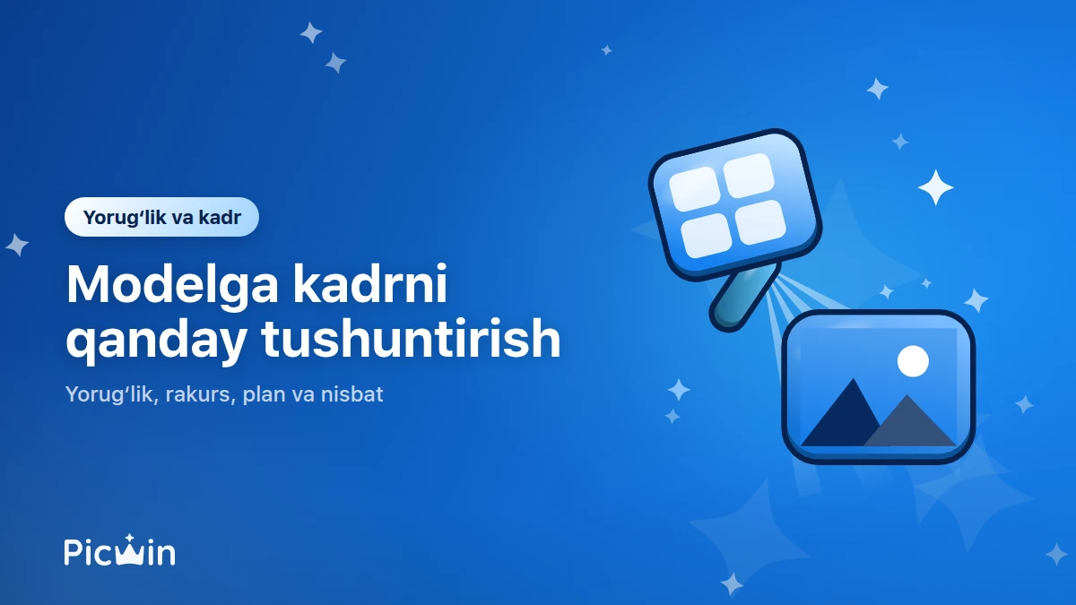 Promptda yorug‘lik, kompozitsiya va kamera tilini qanday berish