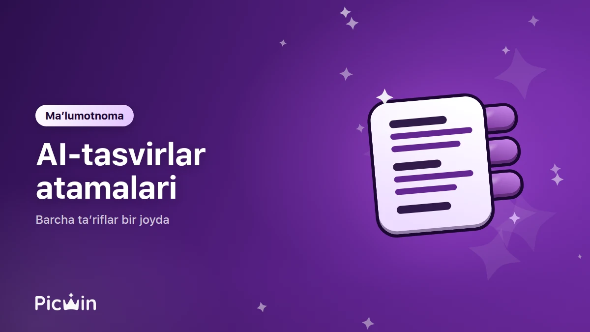 Lug‘at: AI tasvirlari va fotostok atamalari