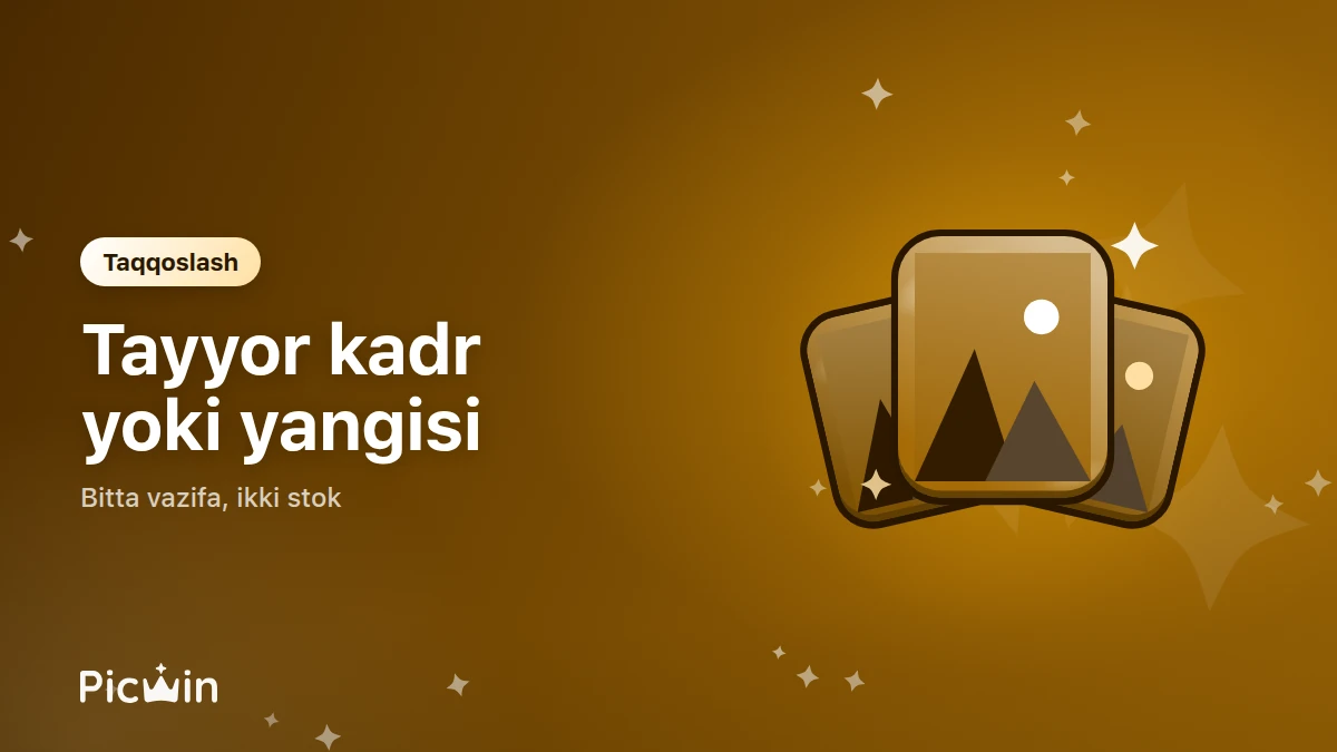 AI-fotostok va an’anaviy fotostok: ular nimasi bilan farq qiladi